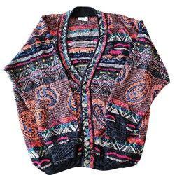 Authentic Vtg Coogi Cardigan 