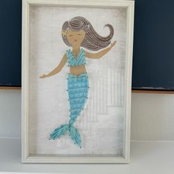 Mermaid String Art 12x18