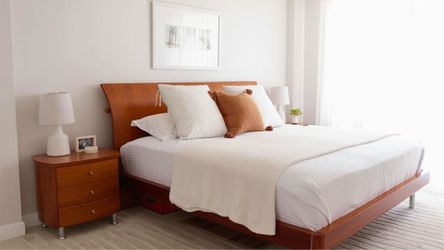 King Solid Wood Bed Frame