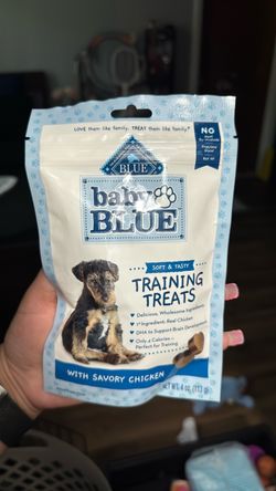 2 Bags Blue Buffalo Baby BLUE Puppy Training Treats – $16
