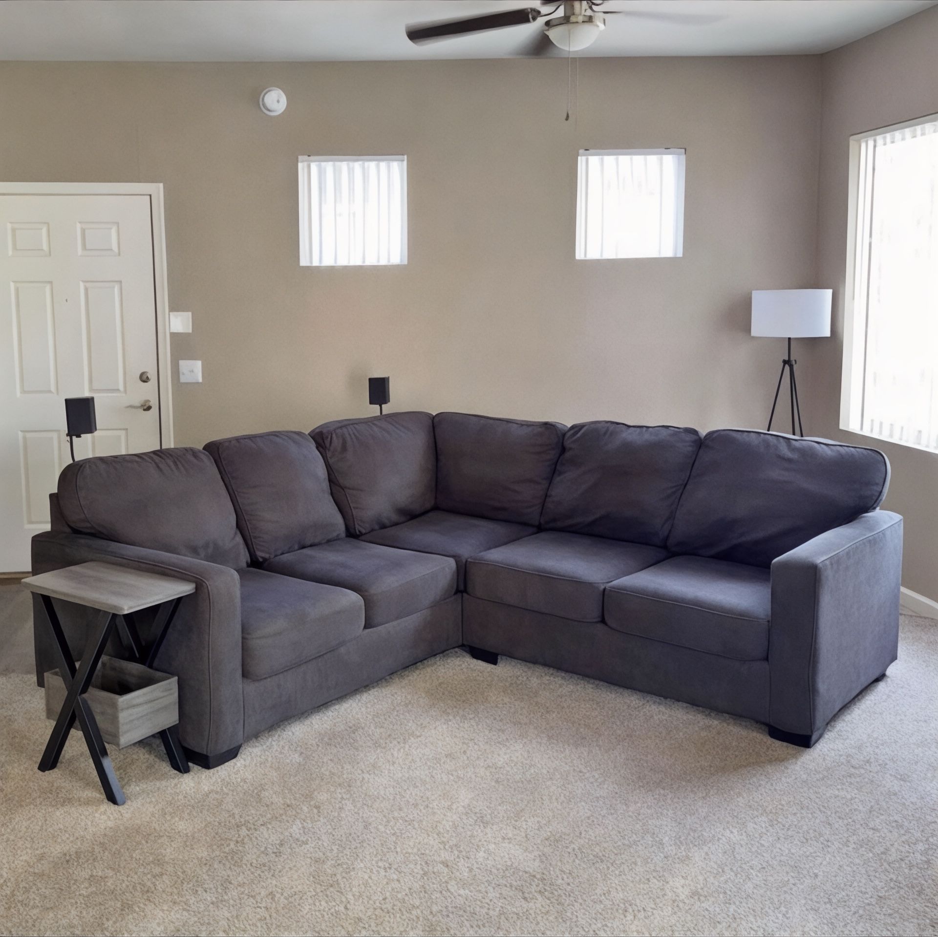 Dark Gray L-Shape 2pc Sectional Sofa from Ashley Furniture