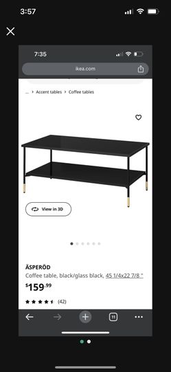 Asperod IKEA Coffee Table Set
