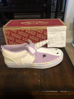 Vans Kids Size 2 (Unicorn)