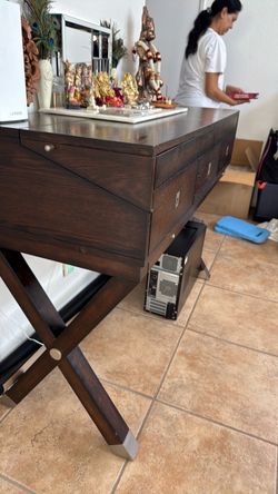 Real wooden shelf