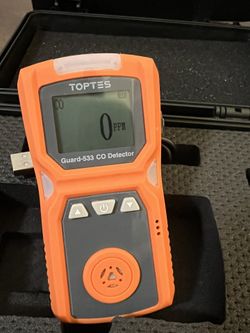 toptes carbon monoxide detector