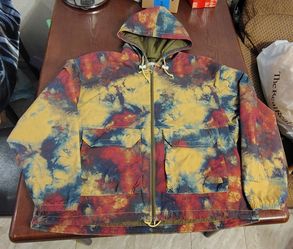 The North Face Womens Printed Windwall Ripstop Wind Full Zip Hoodie xl