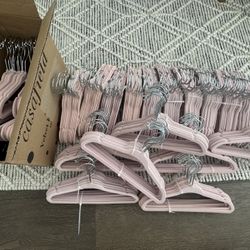 Felt Hangers 210 Each - Pink (toddler 11”) 