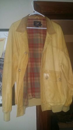 GENUINE LEATHER JACKET SIZE XL $35.00