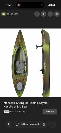 Two LL BEAN Manatee Kayaks
