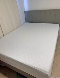 Basically NEW Queen Bed - Frame & Mattress!
