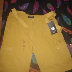 Men's Brown Cargo Shorts Brand New