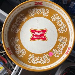 Vintage Miller, Highlife Tray 1972