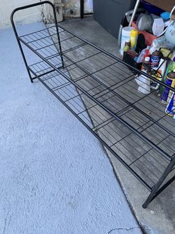 11 1/2x43 Metal Shoe Rack Or Closet Clothes Rack For TShirts , Pants, Etc