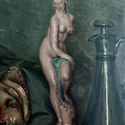 ANTIQUE STUNNING OIL PAINTING  STILL-LIFE