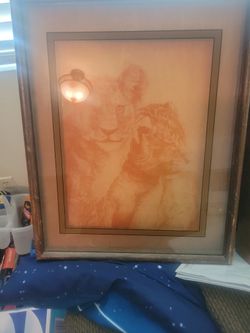 Vintage 1976 Glass Art