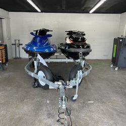 07 And 12 Seadoo Jet Ski With Trailer 