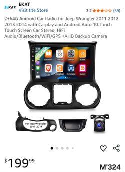 Car Radio for Jeep Wrangler 2011–2014.(M'324)