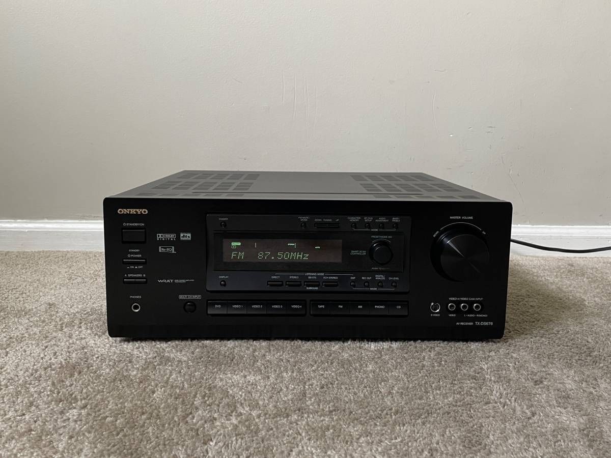 Onkyo TX-DS676 5.1 Home Theater Surround Receiver