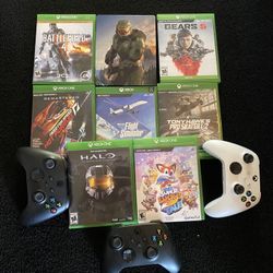Xbox One Games And Controllers 