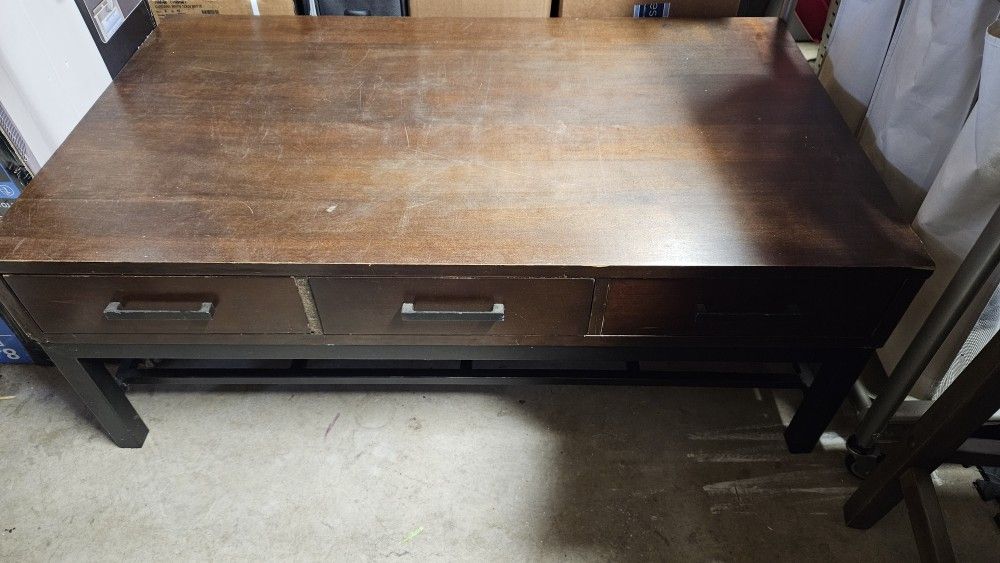 Coffee Table With Drawers