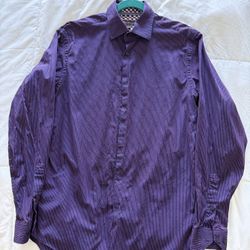 Ben Sherman Men's Purple Shirt - Medium