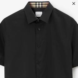 Burberry- Slim Fit Stretch Cotton Shirt