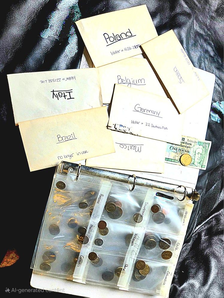 Old Foreign Coins And Foreign Bills