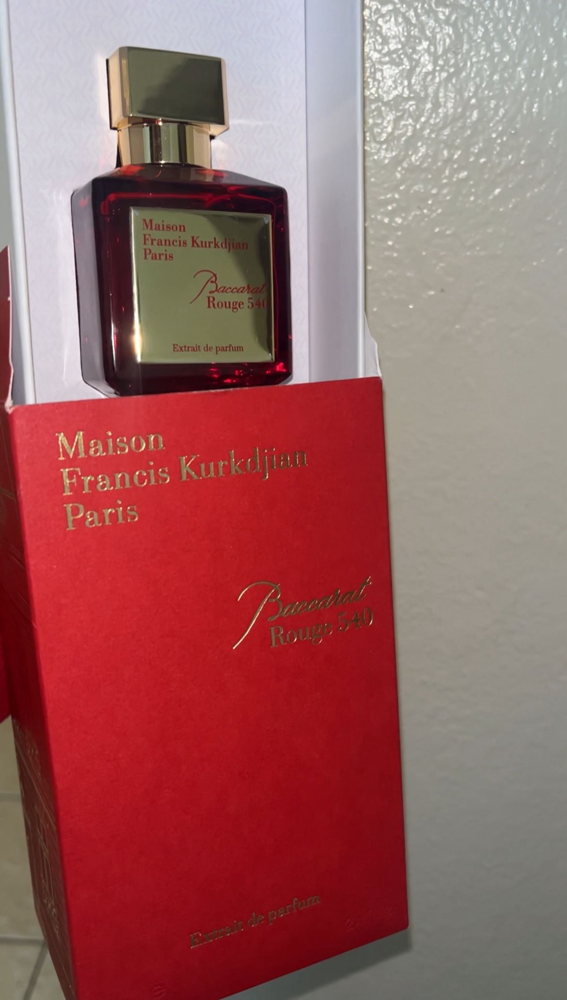 Baccarat Rouge 540 Cologne