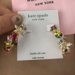 Kate Spade Butterfly Hoops