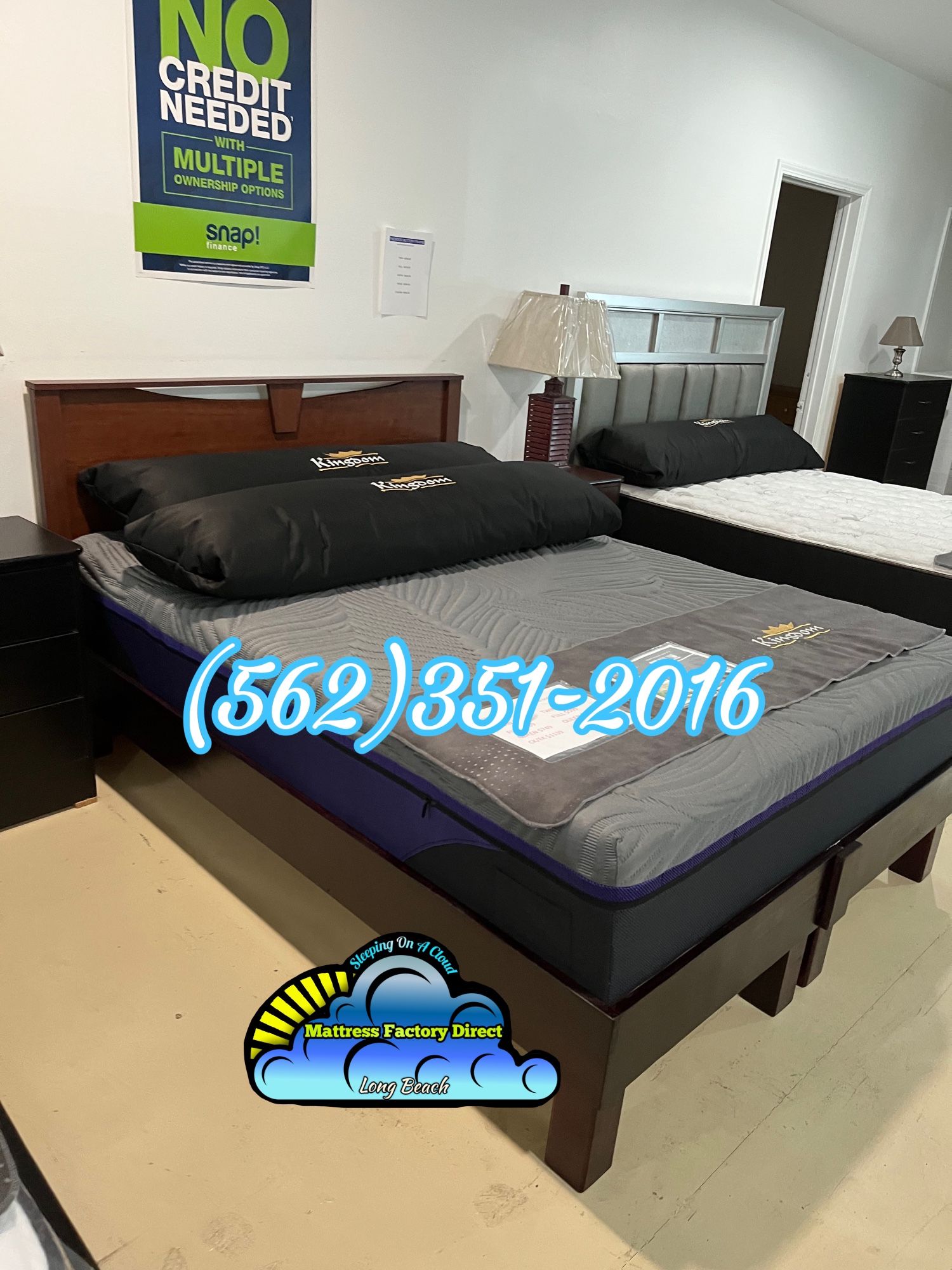 Grey Memory Foam Mattress