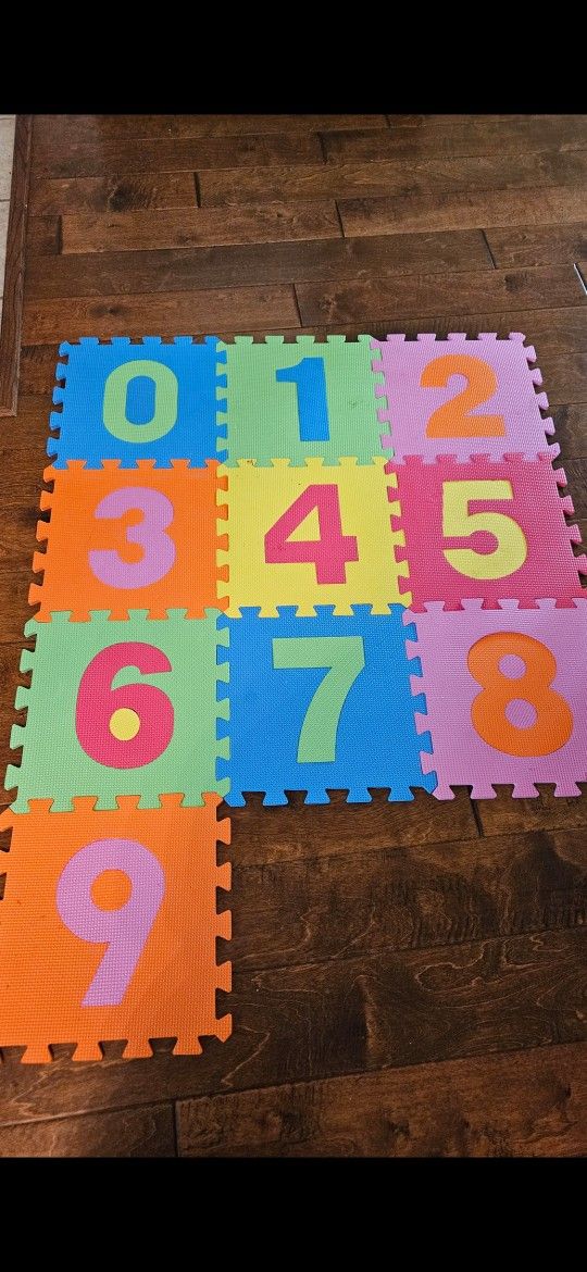 Like New Numbers Foam Matt