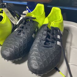 Adidas 15.2 Lime Green. Firm Price $50 Size 8.5