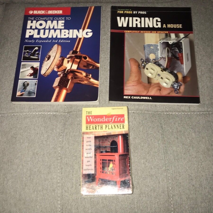 DIY Books Electrical and Plumbing $5 for all
