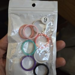 Silicone Rings Size 9