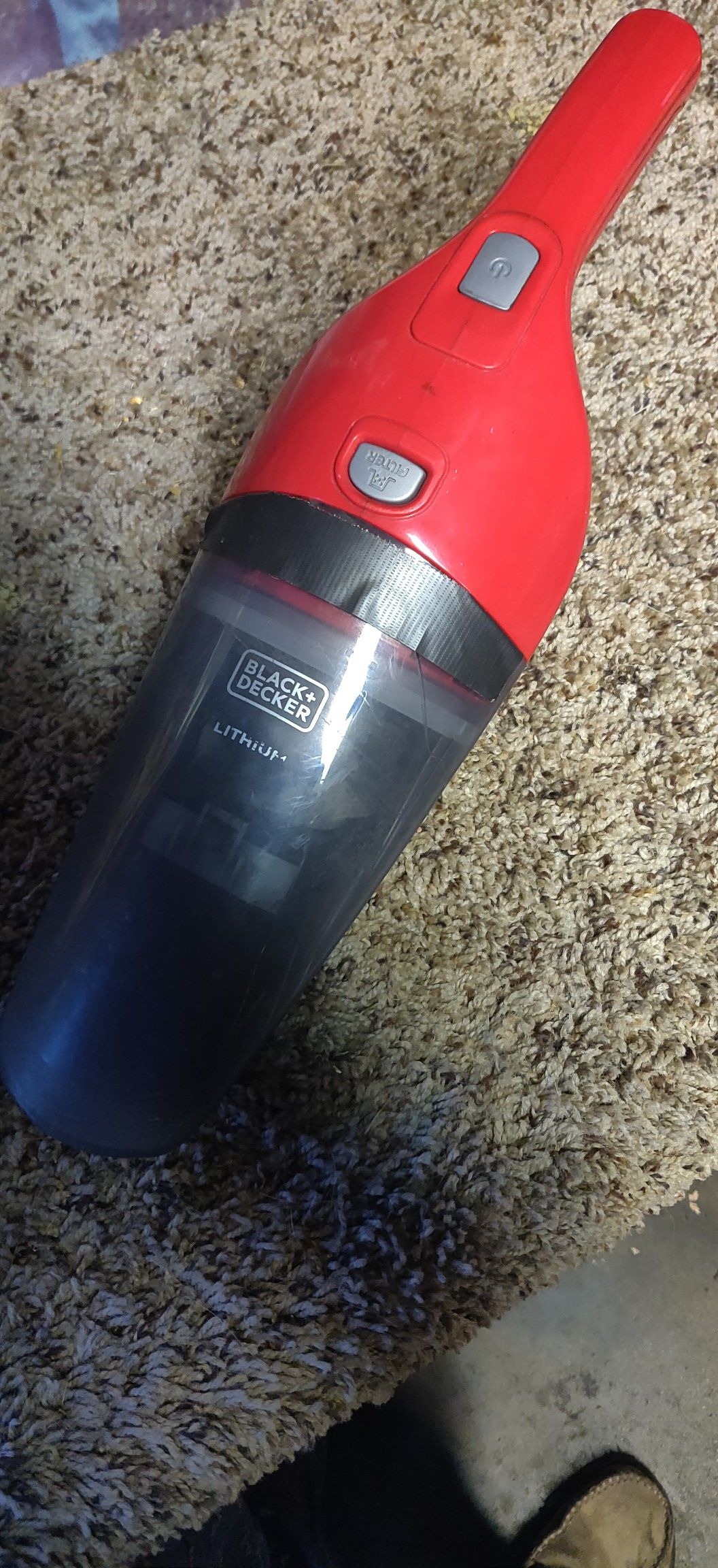 Black + Decker lithium handheld vacuum