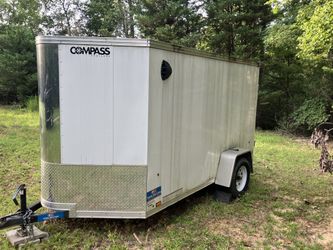 6x10 Enclosed Utility Trailer (No Ramp).