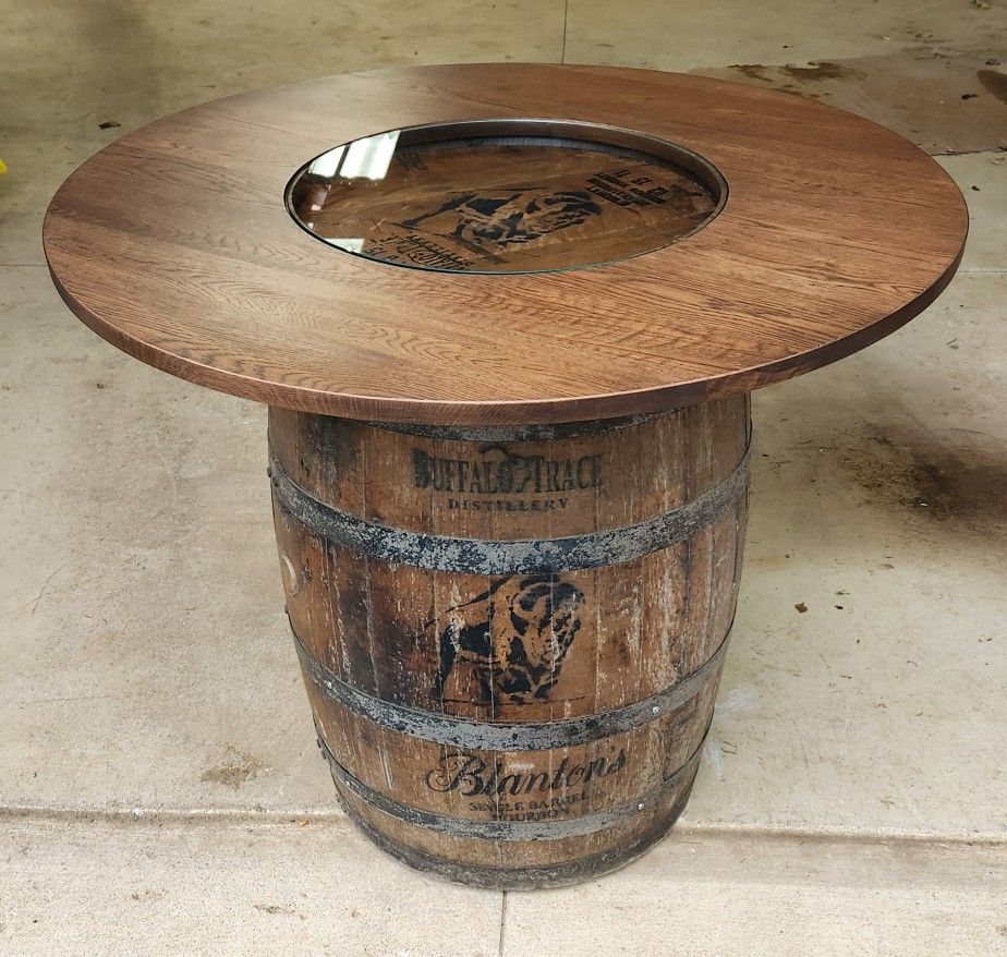 Bourbon Barrel Table