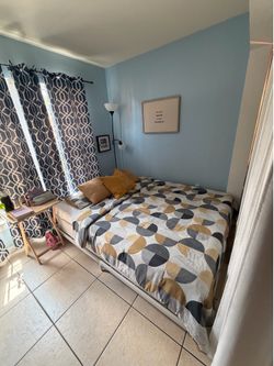 Queen Bed with Mattress – Only $50!