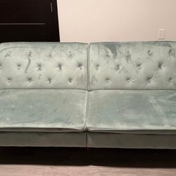 velvet couch