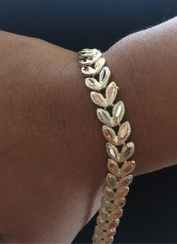Gold plated bracelet