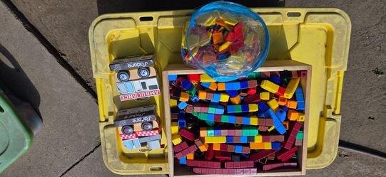 Building. Blocks  and wood toys