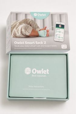 Owlet Smart Sock 2 Baby Monitor – Box + Setup Instructions