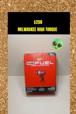 MILWAUKEE HIGH TORQUE IMPACT WRENCH DRIVER tool  new