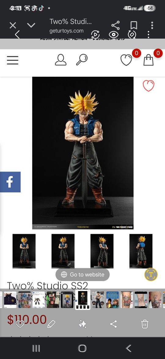 Trunks Statue