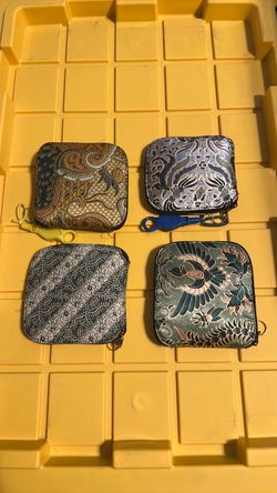 Patterned Zip Purses Set of 4