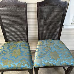 two vintage chairs