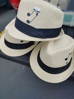Unisex hats.. male or female really cool it has a symbol of a music note on each hat