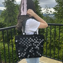 Hand Made Knitted Shoulder Bag
