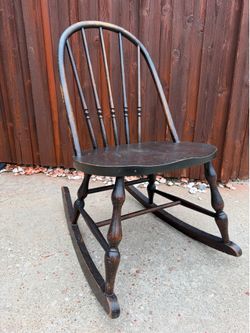 Child wooden rocking chair