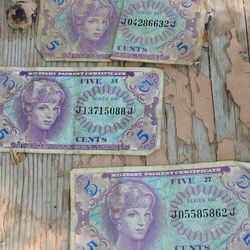 Vietnam era military currency 